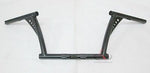 Talon Billets - 14"  BLACK HANDLEBARS RISE 4 HARLEY FXST XL FLST SPORTSTER CUSTOM APE HANGER