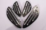 Talon Billets - Billet Foot Board Footboards & Passenger Floorboards Harley Touring Fl Softail