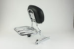 Talon Billets - Y2+R.N1 New Backrest Sissy Bar W Rack 4 Harley Softail Heritage Custom Deluxe Springer