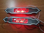 Talon Billets - LA7 BLACK Bagger Harley Touring Road king Softail light Led Taillight Saddlebags Fender