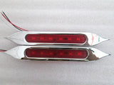 Talon Billets - Bagger Harley Touring Softail Led Taillight Chrome Plastic Saddlebags Fender