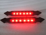 Talon Billets - Bagger lights Led Taillight Saddlebags Fender 4 Harley Touring Softail  fL