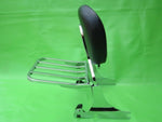 Talon Billets - Backrest Sissy Bar Custom Chrome 4 Harley Sportster Super Low 1200 883 Xl Xlh