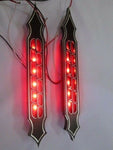 Talon Billets - Bagger Harley Touring Road Glide Softail lights Led Taillight Saddlebags Fender