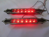 Talon Billets - Bagger Harley Touring Road Glide Softail lights Led Taillight Saddlebags Fender