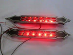 Talon Billets - Bagger Harley Touring Road Glide Softail lights Led Taillight Saddlebags Fender