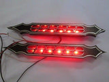 Talon Billets - Bagger Harley Touring Road Glide Softail lights Led Taillight Saddlebags Fender