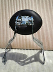 Talon Billets - FIXED MOUNT PASSENGER BACKREST W CUSTOM PAD NEW SHORT 4 YAMAHA RAIDER SCL SISSY