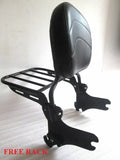 Talon Billets - SISSY BAR BACKREST w RACK 4 HARLEY TOURING ROAD KING STREET GLIDE ELECTRA