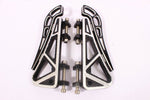 Talon Billets - BILLET FOOT BOARD FLOORBOARDS PASSENGER REAR HARLEY TOURING FL SOFTAIL GLIDE NEW