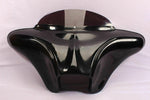 Talon Billets - 6.5' SPEAKER HOLES BATWING FAIRING WINDSHIELD FOR Softail Standard FXST F10-4 GC