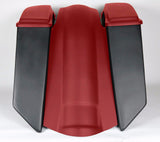 Talon Billets - 8" Stretched Saddlebags 4 TOURING HARLEY STREET GLIDE Softail Heritage Bagger