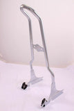 Talon Billets - Y9 Tall Backrest Sissy Bar 4 Harley Softail  Heritage Custom Deluxe Springer Chrome