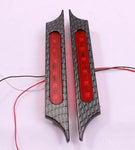 Talon Billets - Carbon Harley DAVIDSON Touring INDIAN Rear STOP LedLights BLINKERS Taillight