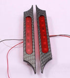 Talon Billets - Carbon Harley DAVIDSON Touring INDIAN Rear STOP LedLights BLINKERS Taillight