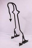 Talon Billets - YM TALL A5 BLACK 33" TALL BACKREST SISSY BAR UPRIGHT HARLEY MOTORCYCLE SOFTAIL FATBOY FXSTB FXSTS