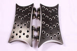 Talon Billets - REAR FOOPEGS FLOORBOARDS FOOTBOARDS PEGS HARLEY TOURING ROAD KING STREET FL