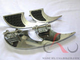 Talon Billets - FOOTPEGS FLOORBOARDS FOOTBOARDS BOARDS PEGS FOOTREST HARLEY TOURING FL SOFTAIL