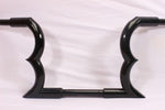 Talon Billets - APE HANGER HANDLEBARS 14" FOR HARLEY SPORTSTER SOFTAIL FAT BOY BLACK