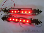 Talon Billets - Bagger Harley Touring Yamaha Softail lights Led Taillight Saddlebags Fender FL