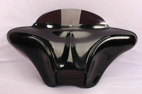 Talon Billets - 6.5'' HOLES BATWING PAINTED FAIRING WINDSHIELD 4 Softail Deuce FXSTD 00-later