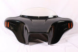 Talon Billets - BATWING FAIRING WINDSHIELD SUZUKI VL800K INTRUDER VOLUSIA 01-13 ABS PAINTED 6X9"