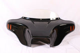 Talon Billets - BATWING FAIRING WINDSHIELD SUZUKI VL800K INTRUDER VOLUSIA 01-13 ABS PAINTED 6X9"