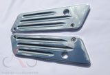 Talon Billets - Chrome Billet CNC Aluminum  Saddlebags Latch Cover Face 4 Harley Touring 93-13