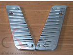 Talon Billets - Chrome Billet CNC Aluminum  Saddlebags Latch Cover Face 4 Harley Touring 93-13