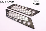 Talon Billets - Billet CNC Aluminum  Saddlebags Latch Cover Face 4 Harley Touring 93-13