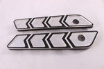 Talon Billets - Billet CNC Aluminum  Saddlebags Latch Cover Face 4 Harley Touring Road 14 15