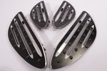 Talon Billets - Foot Board Footboards & Passenger Floorboards Harley Touring Road King Electra