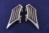 Talon Billets - Billet Foot Board Floorboards Passenger Rear 4 Harley Touring Fl Softail