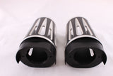 Talon Billets - OP4 BLACK Black Plated Retro Fork Boot Slider Covers for Harley 86-13 FLH/T Electra Glide