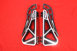 Talon Billets - Billet Foot Board Footboards Floorboards Harley Touring  Softail Road Glide