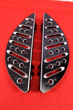 Talon Billets - Billet Foot Board Footboards Floorboards For Harley Touring Fl Softail 80-13