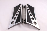 Talon Billets - Billet Foot Board Footboards Floorboards For Harley Touring Fl Softail 80-13