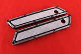 Talon Billets - Anodized Billet CNC Aluminum  Saddlebags Latch Cover Face 4 Harley Touring 14 15