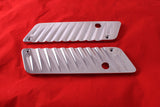 Talon Billets - Chrome Billet CNC Aluminum  Saddlebags Latch Cover Face 4 Harley Touring 93-13