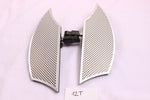 Talon Billets - REAR FOOT PEG MINI FLOORBOARDS MALE MOUNT 4 HARLEY TOURING ROAD KING STREET