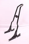 Talon Billets - Y9 Tall Black 22" Tall Backrest Sissy Bar 4 Harley Softail Heritage Custom Deluxe Springer