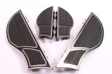 Talon Billets - Billet Foot Board Footboards & Passenger Floorboards Harley Touring Fl Softail