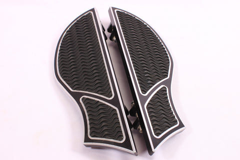 Talon Billets - Billet Footboard Floorboards Harley Touring &Fl Softail 80-13