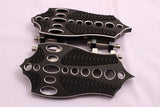 Talon Billets - Rear Passenger Billet Footboard Floorboards Harley Touring &Fl Softail 80-13