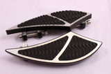 Talon Billets - Billet Foot Board Floorboards Passenger Rear 4 Harley Touring Softail Road King