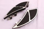 Talon Billets - Billet Foot Board Floorboards Passenger Rear 4 Harley Touring Softail Road King