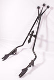 Talon Billets - Y38 Tall A2 Black 33" Tall Backrest 4 Sissy Bar 4 Harley Touring Road King Street Electra Glide