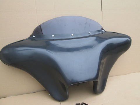 Talon Billets - Batwing Fairing Windshield For Harley Dyna Low Rider 2006- Up 6.5" Speaker