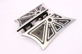 Talon Billets - FOOTPEGS FLOORBOARDS FOOTBOARDS PEGS BOARDS REST REAR HARLEY TOURING SOFTAIL