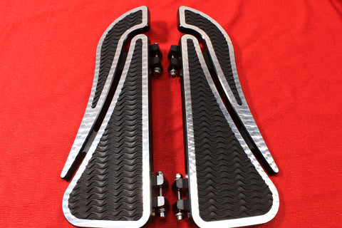 Talon Billets - Billet Footboard Floorboards Foot Board Harley Touring Road King Street Glide